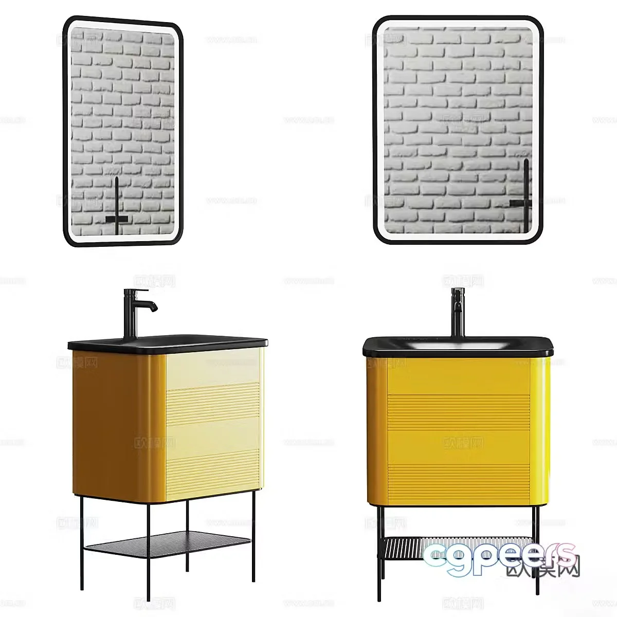 3D model of washing basin