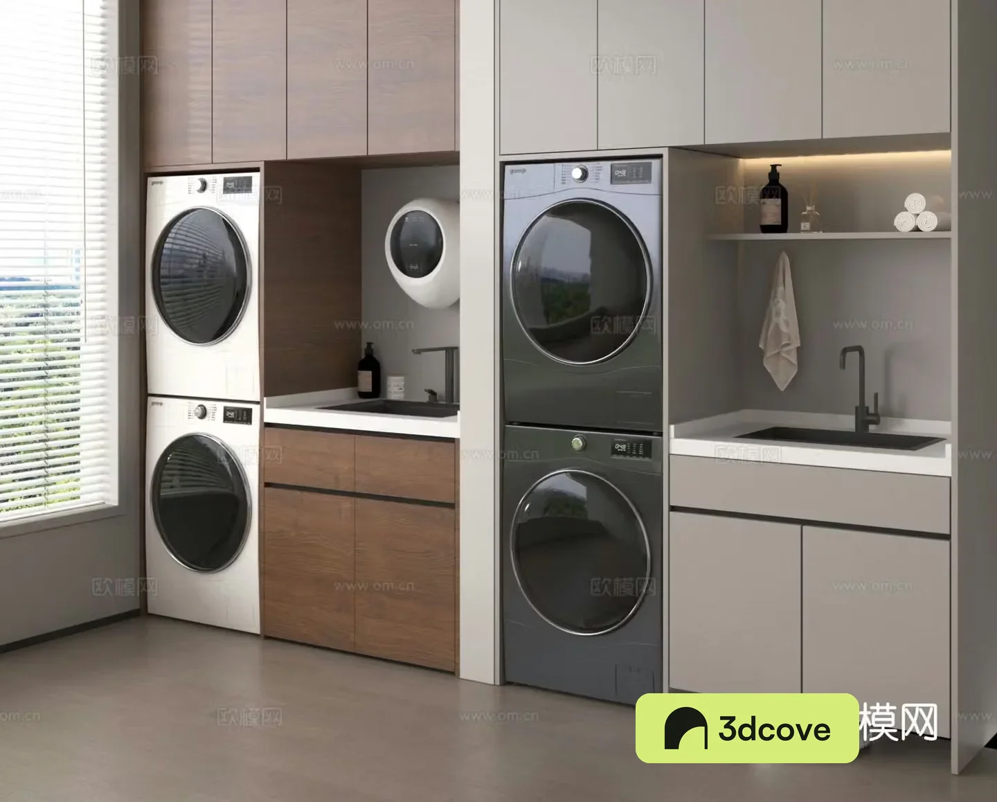 Washing machine cabinet balcony cabinet
