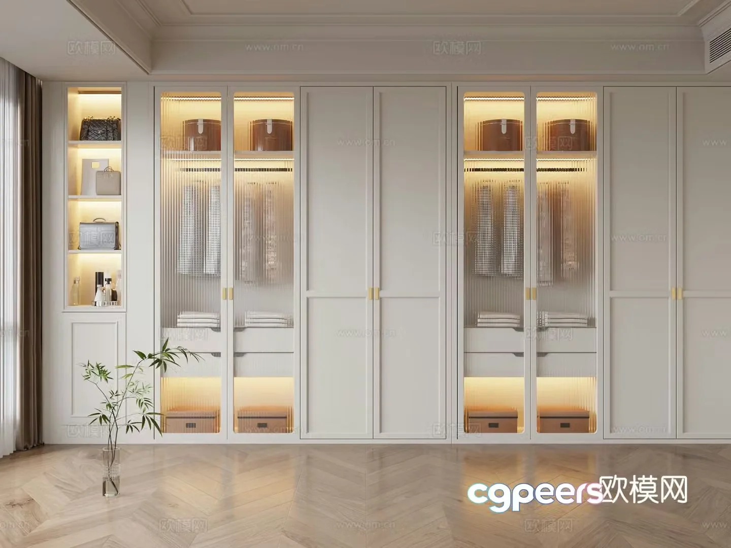 French wardrobe 3d model