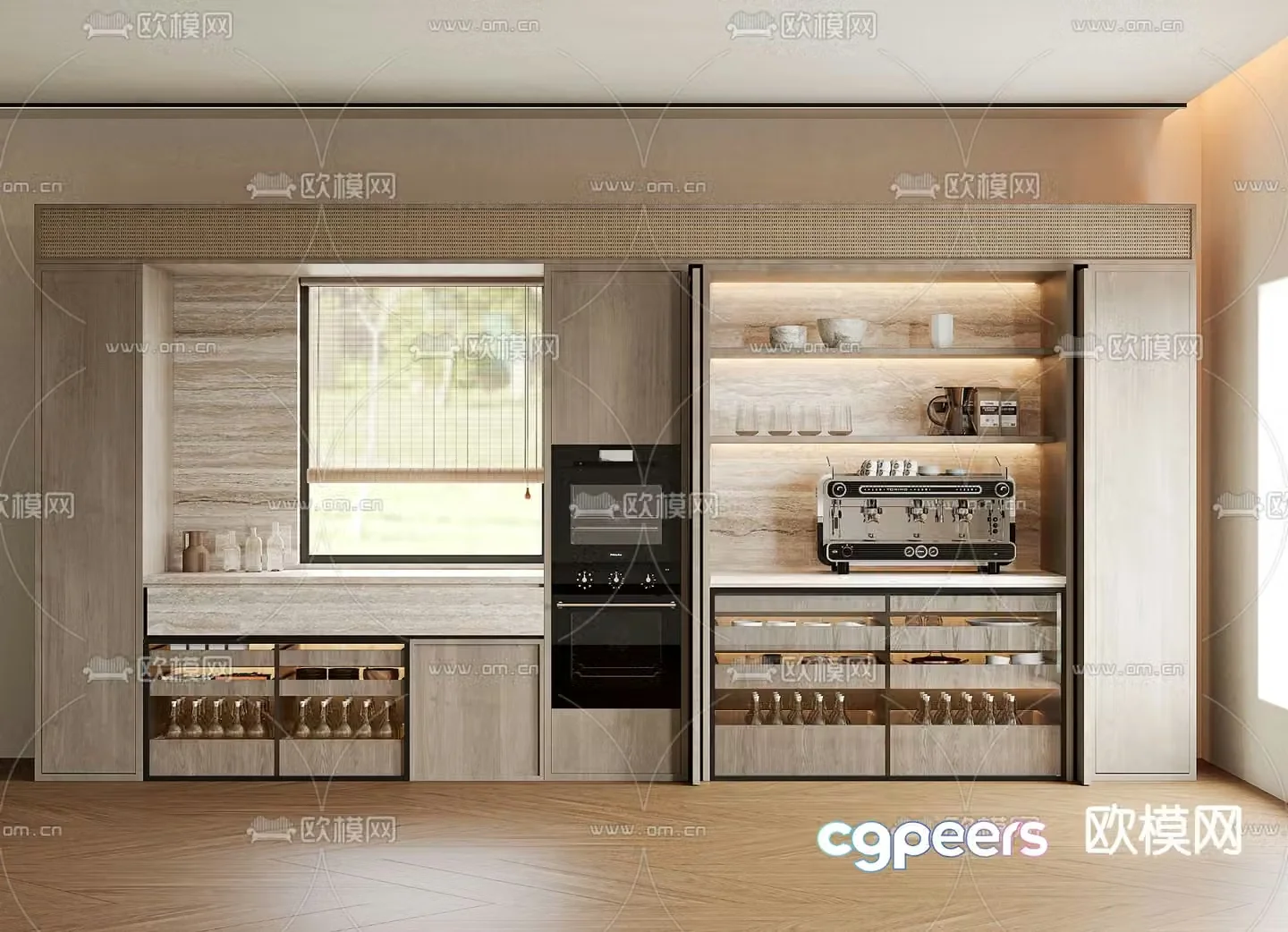 Modern cabinet 3d model