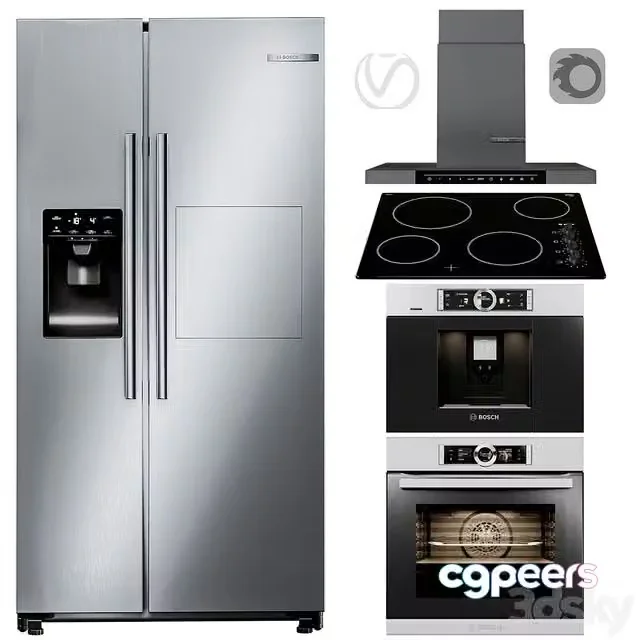 3ds Max Free – Bosch Appliance 01