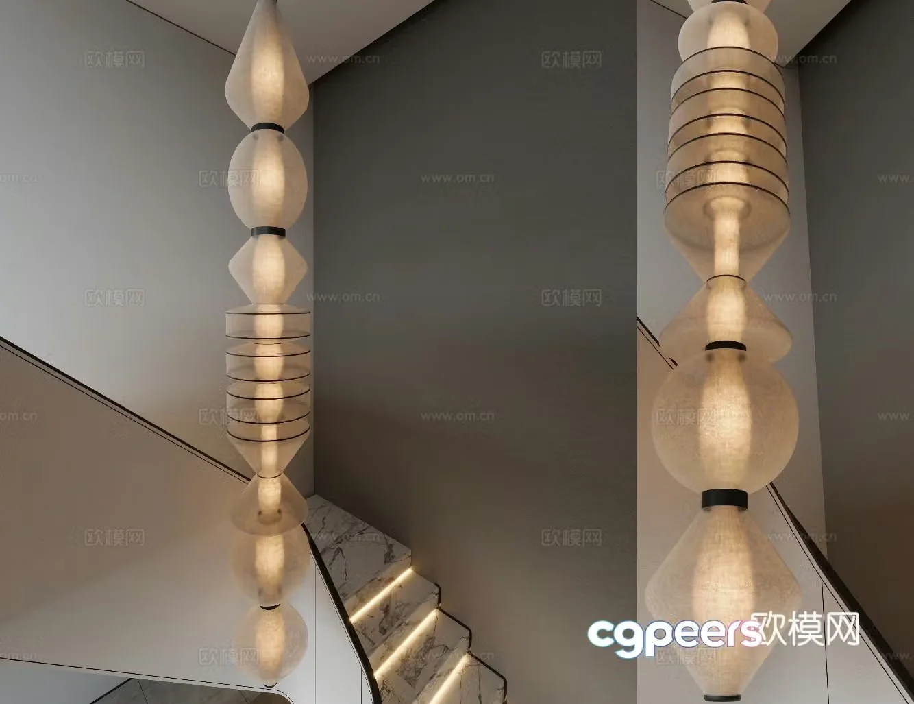 Medieval style chandelier art chandelier 3d model