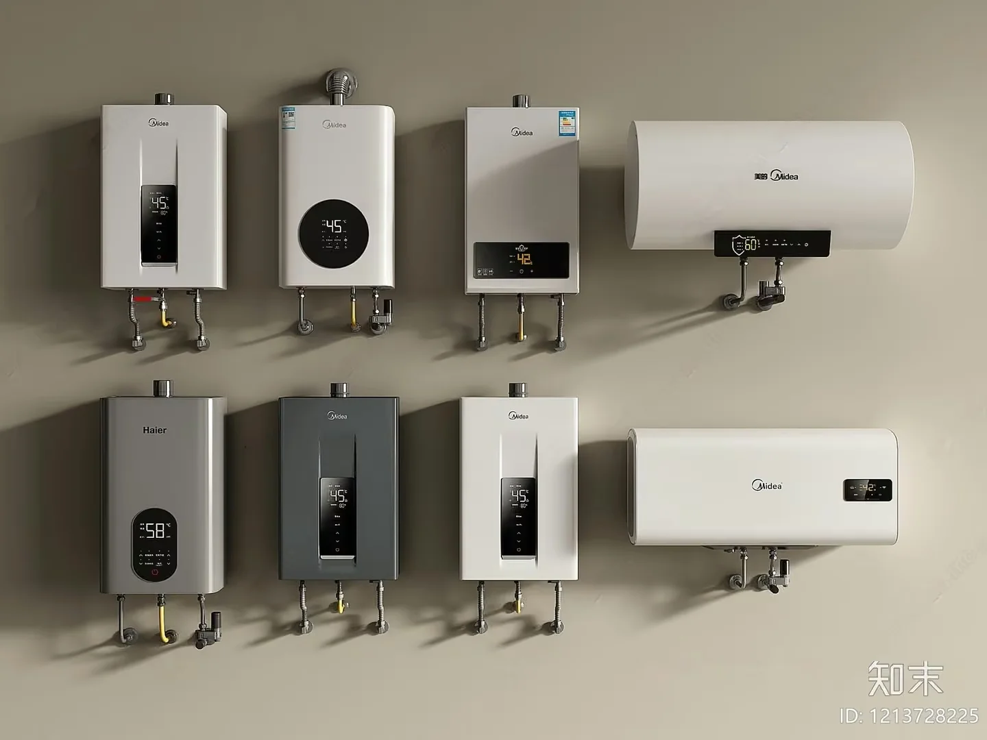 Modern Water Heaters 3D Model – 6588 – VRAY Render