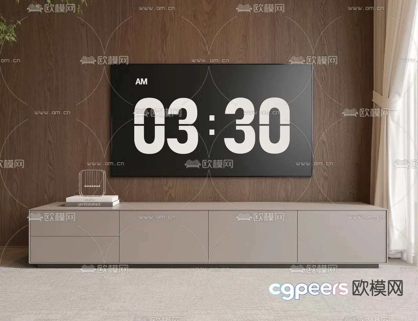 Modern TV cabinet 3d model