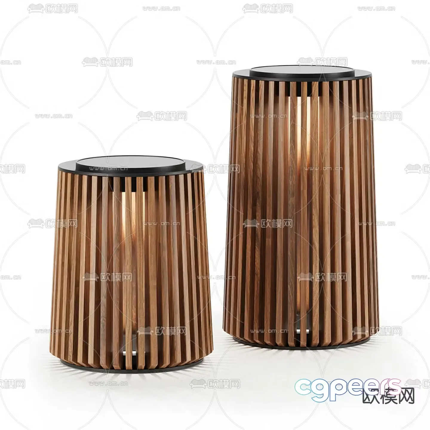 Outdoor lights Garden lights Lawn lights 3d model