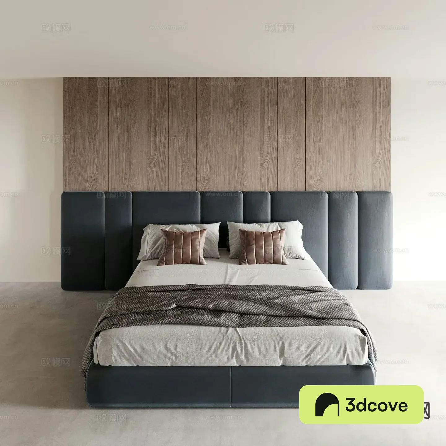 Modern double bed