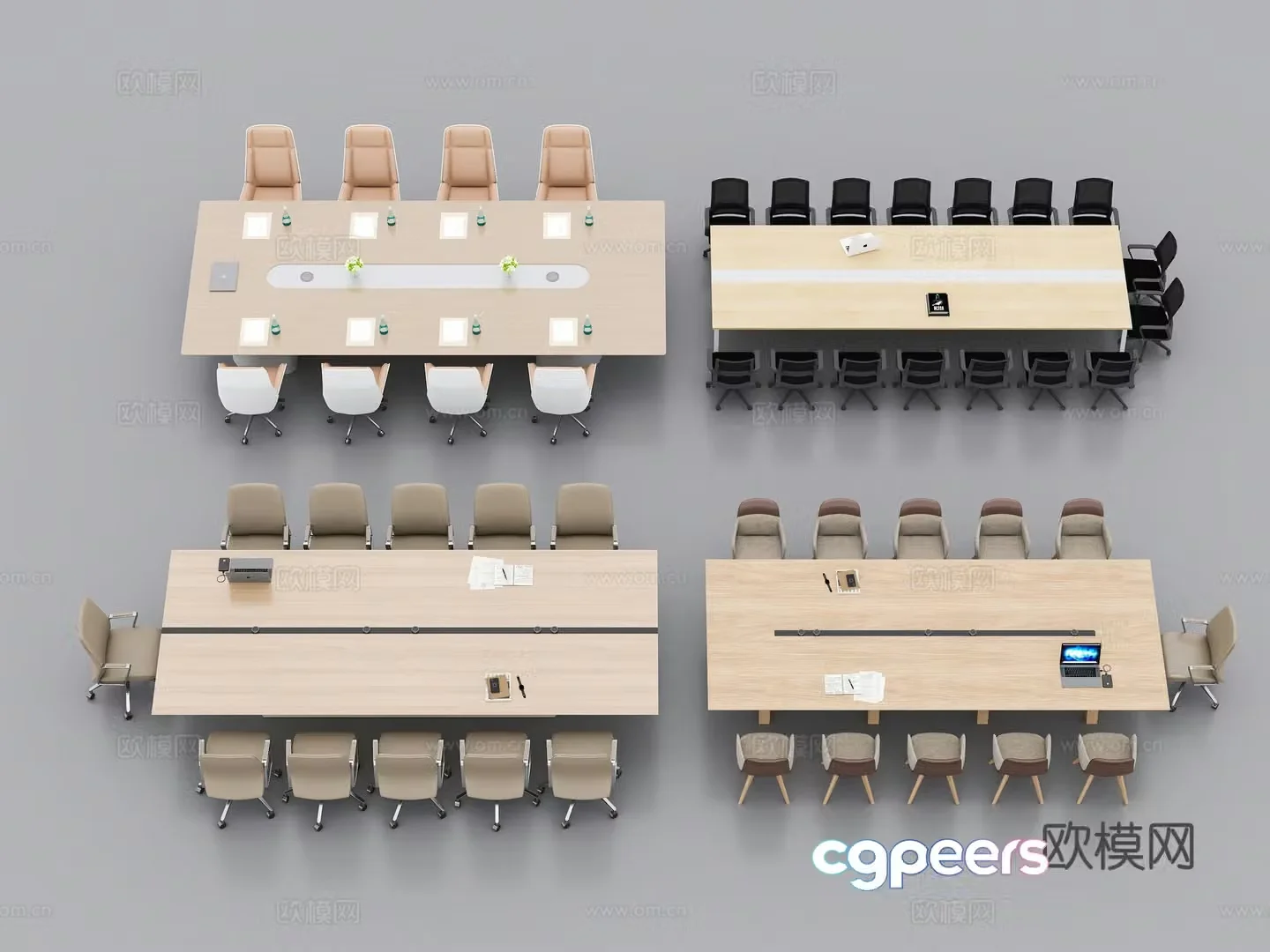 Modern simple office desk and chair office desk and chair combination employee desk office area office desk and chair 3D model