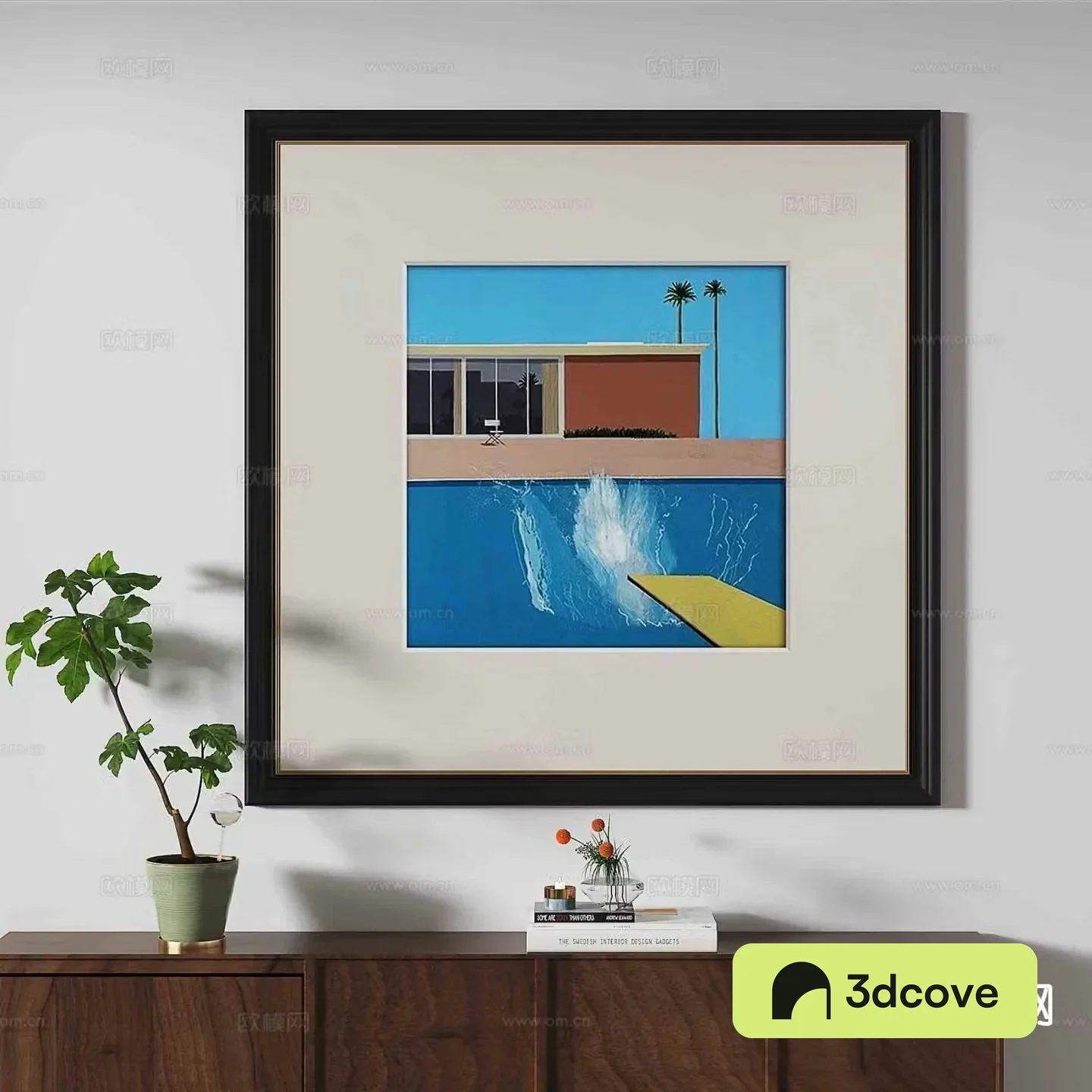 Retro hanging painting art painting decorative painting
