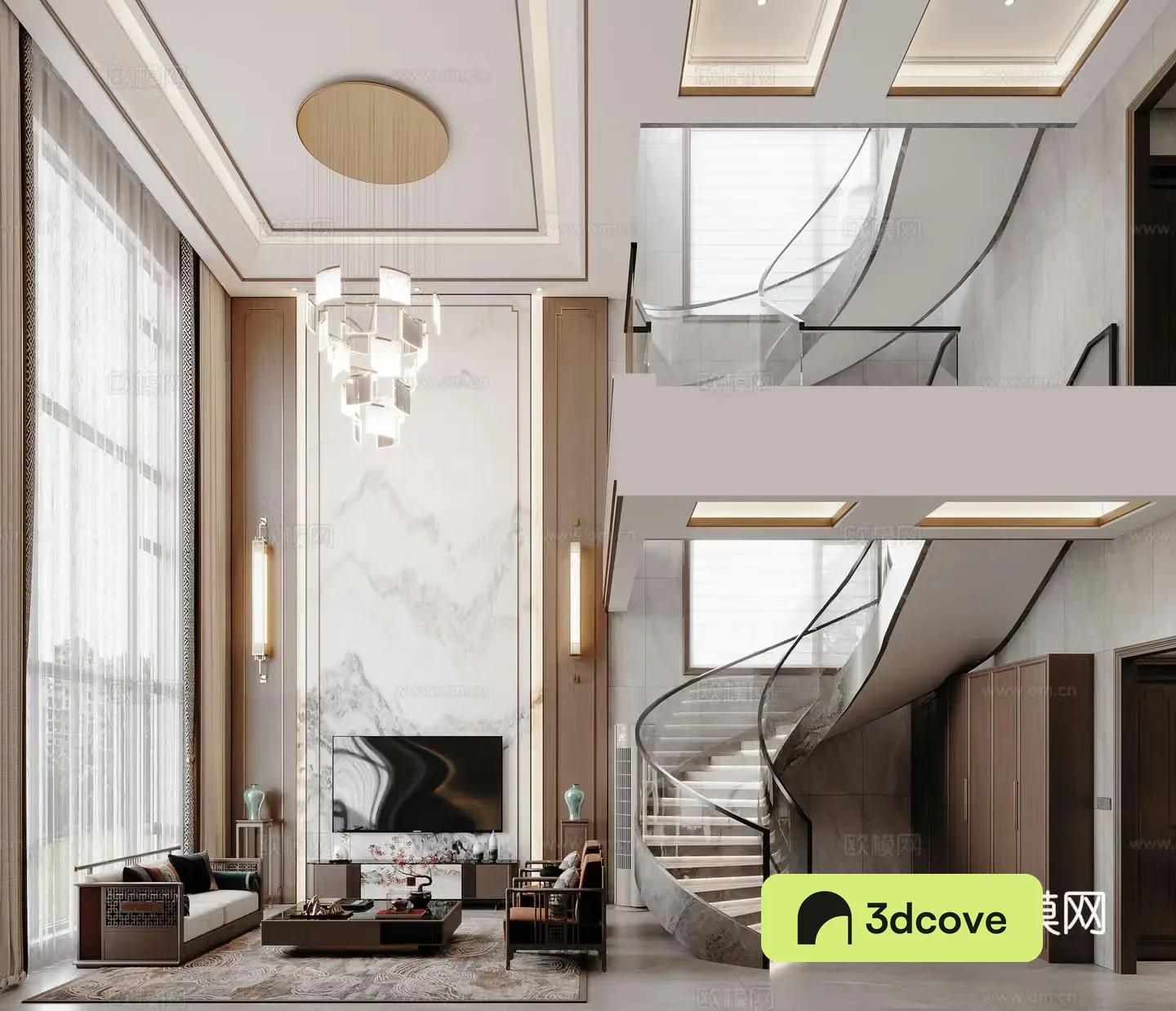 Villa living room entrance