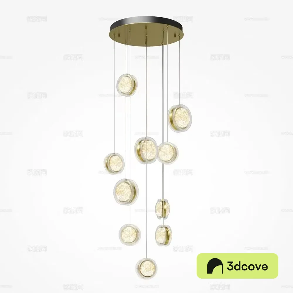 Modern crystal chandelier