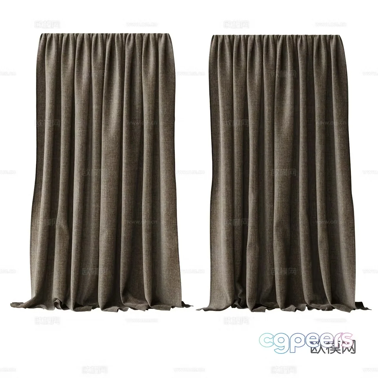 kvadrat modern curtain fabric curtain curtain curtain gauze curtain pull curtain 3d model