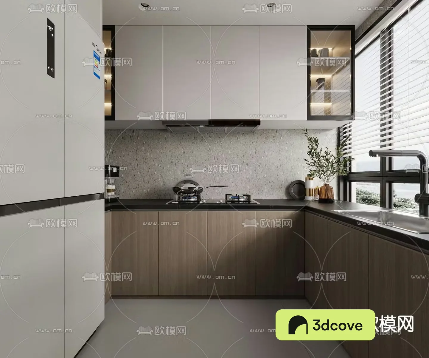Modern kitchen cabinet