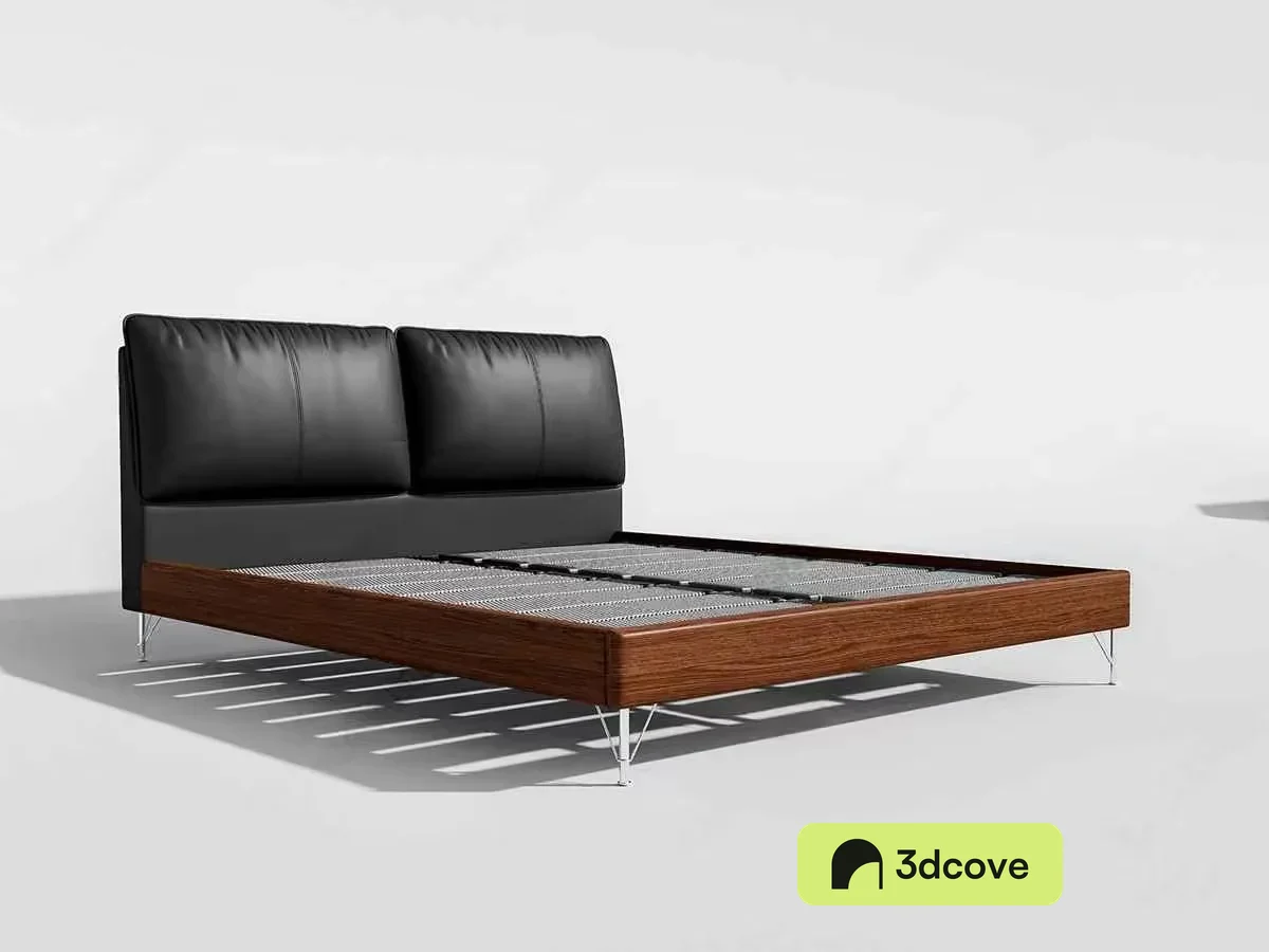 A Modern Wooden Bed