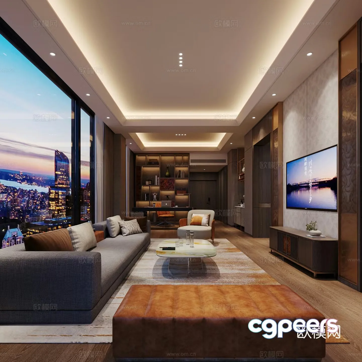 Hotel suite 3D model