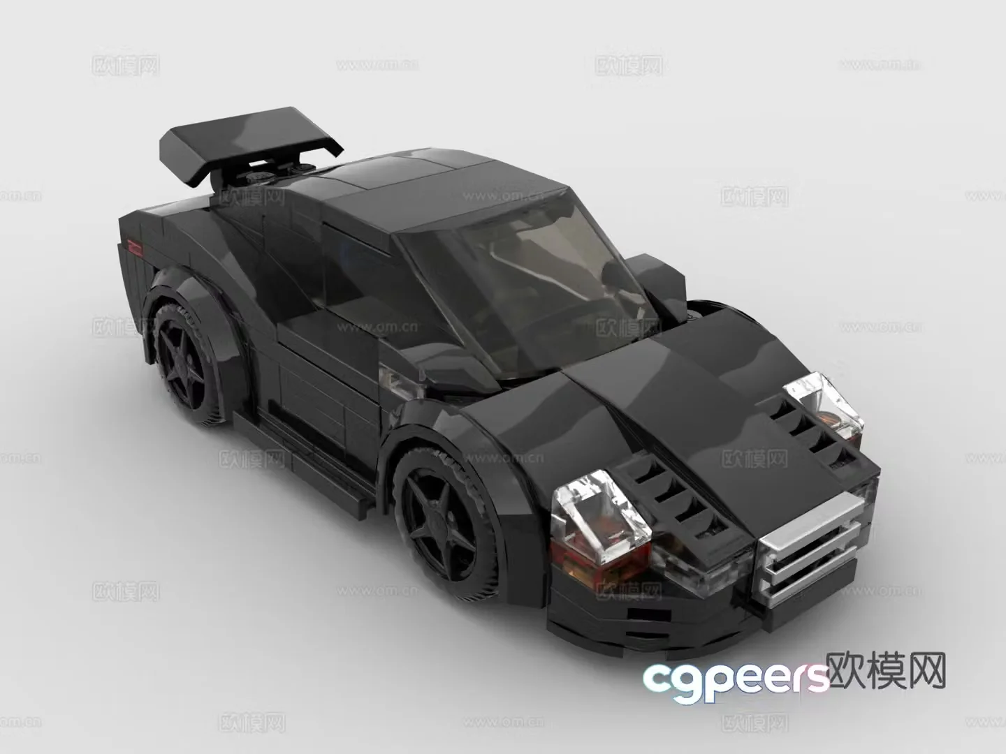 LEGO LEGO Toys Building Blocks Car Sports Car Sedan Racing 3d Model