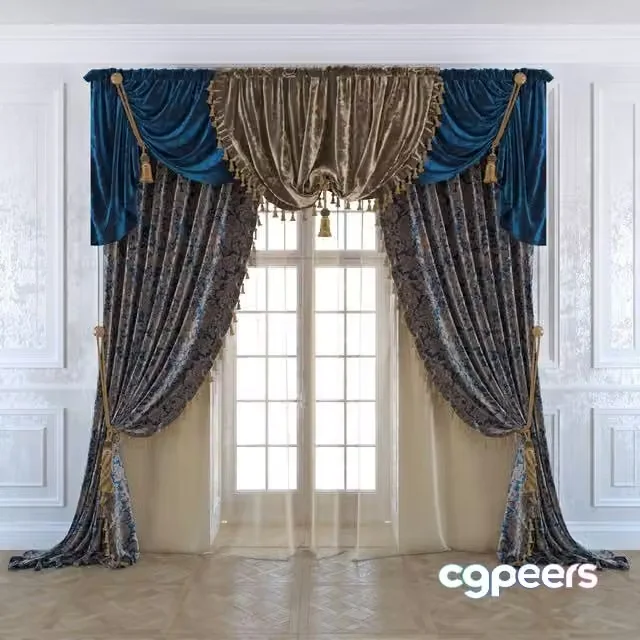 3ds Max Free – Classic curtain