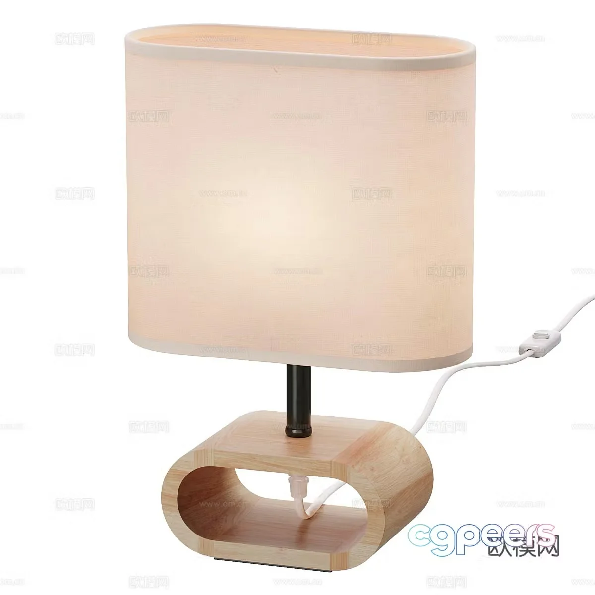 Table lamp 3d model
