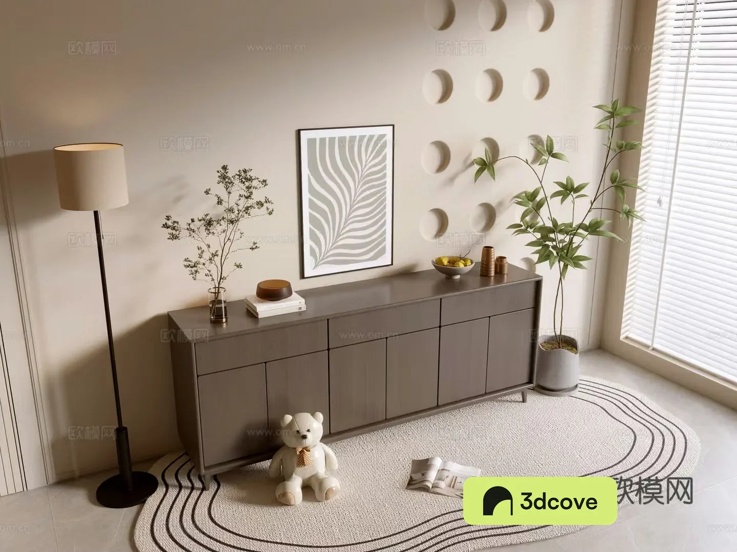 Modern wood grain cabinet ins wind minimalist wind cabinet whole cabinet sideboard balcony cabinet storage