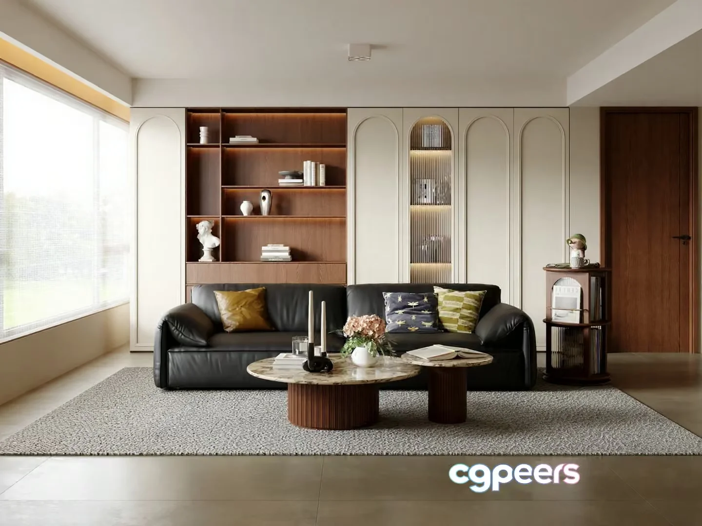 Modern Living Room 3D Model – 10616 – VRAY Render