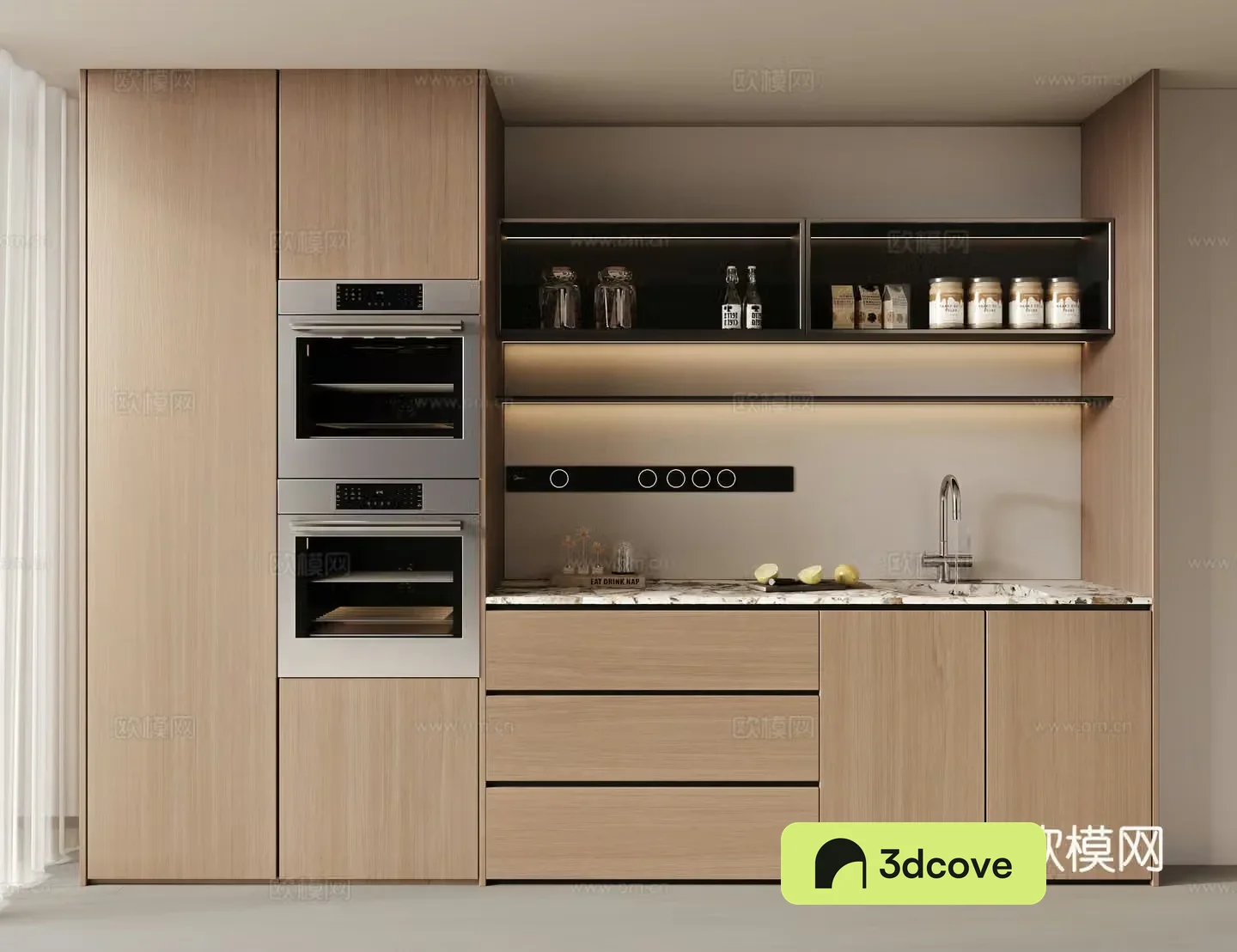 Modern sideboard wine cabinet sideboard ornament sideboard oven