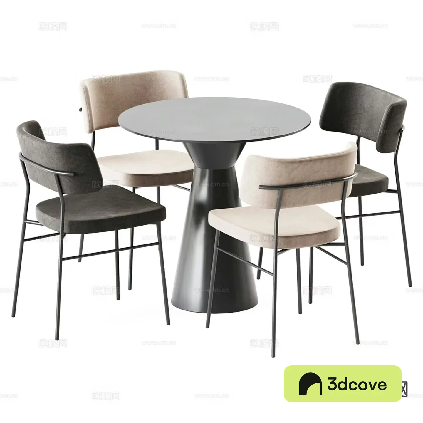 Leisure table and chair negotiation table and chair