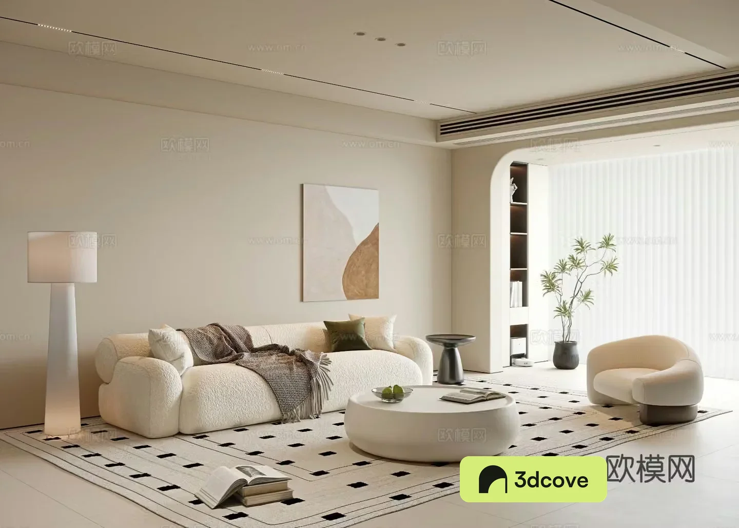 Cream style living room