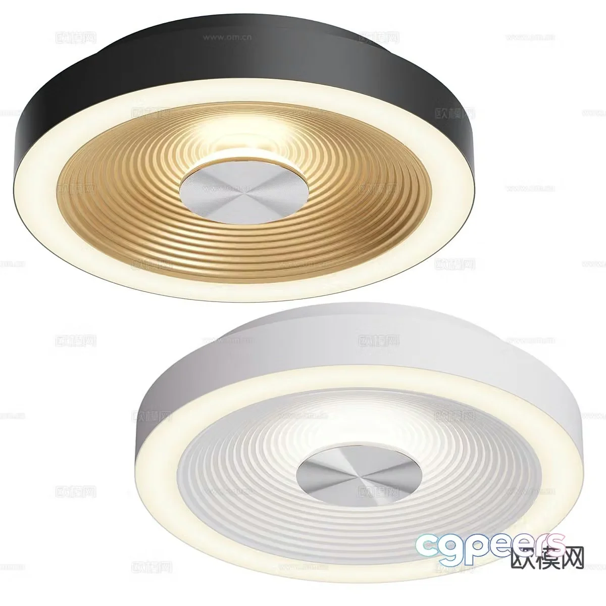 Simple ceiling lamp 3d model
