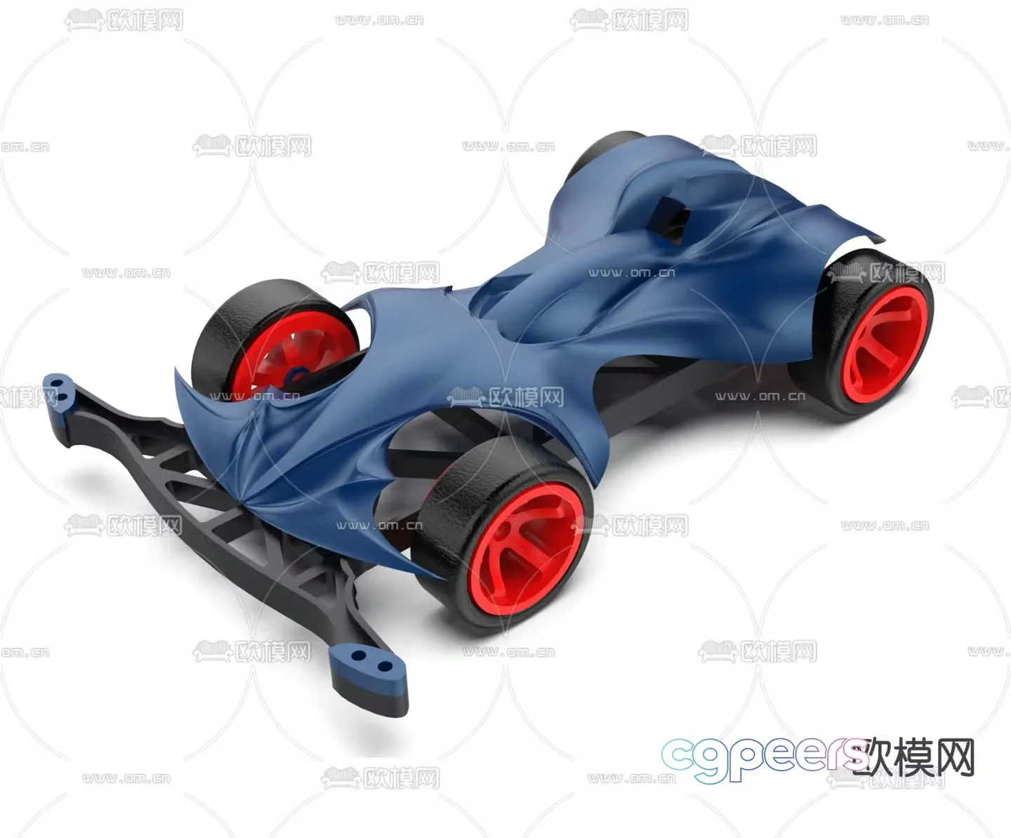 Modern 4×4 racing toy 3d model