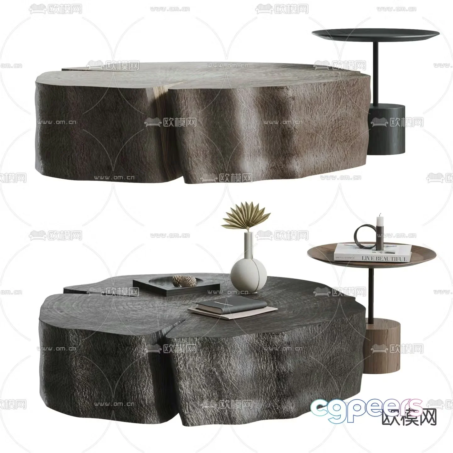 3D model of mother-in-law coffee table