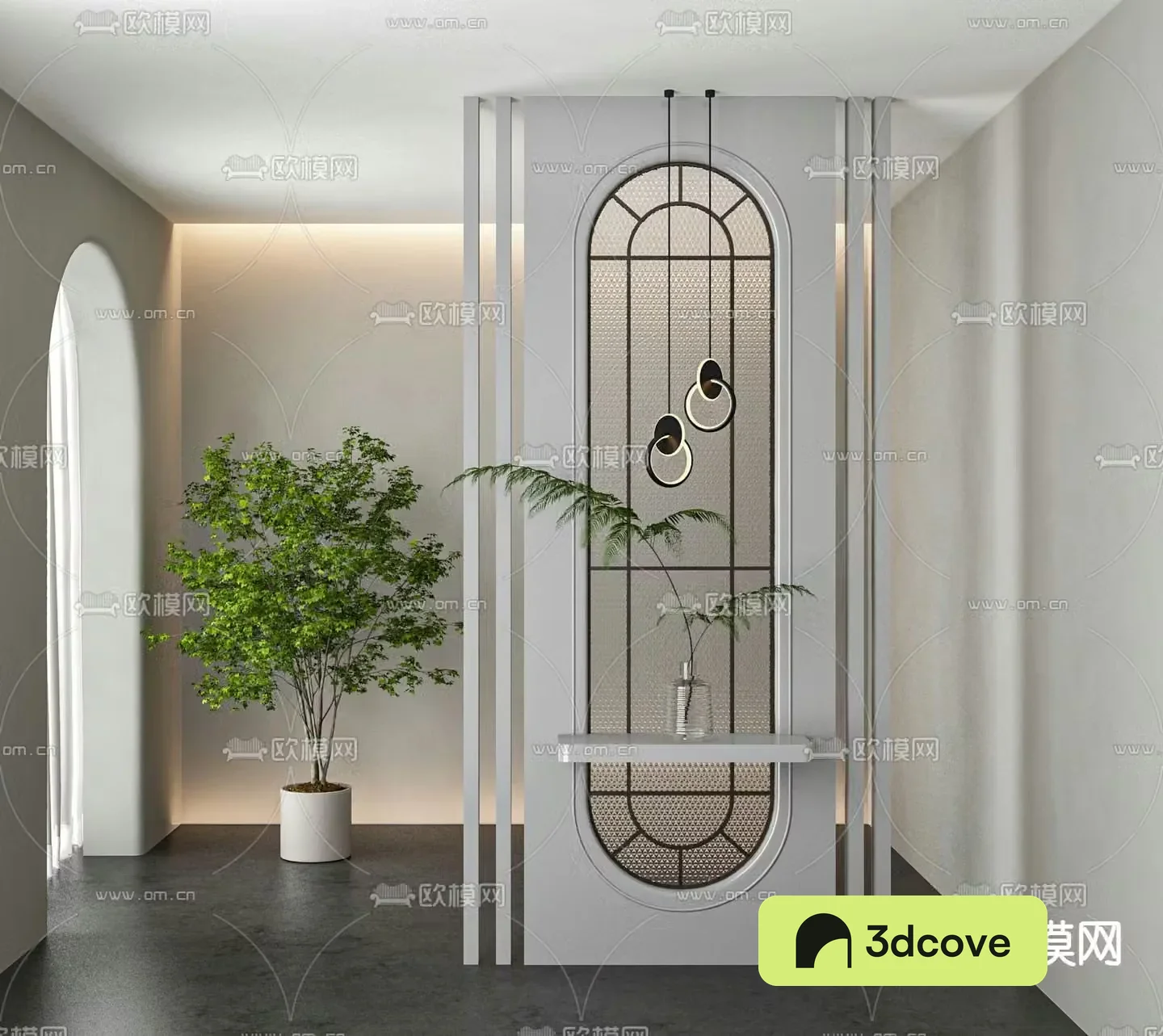 French glass partition