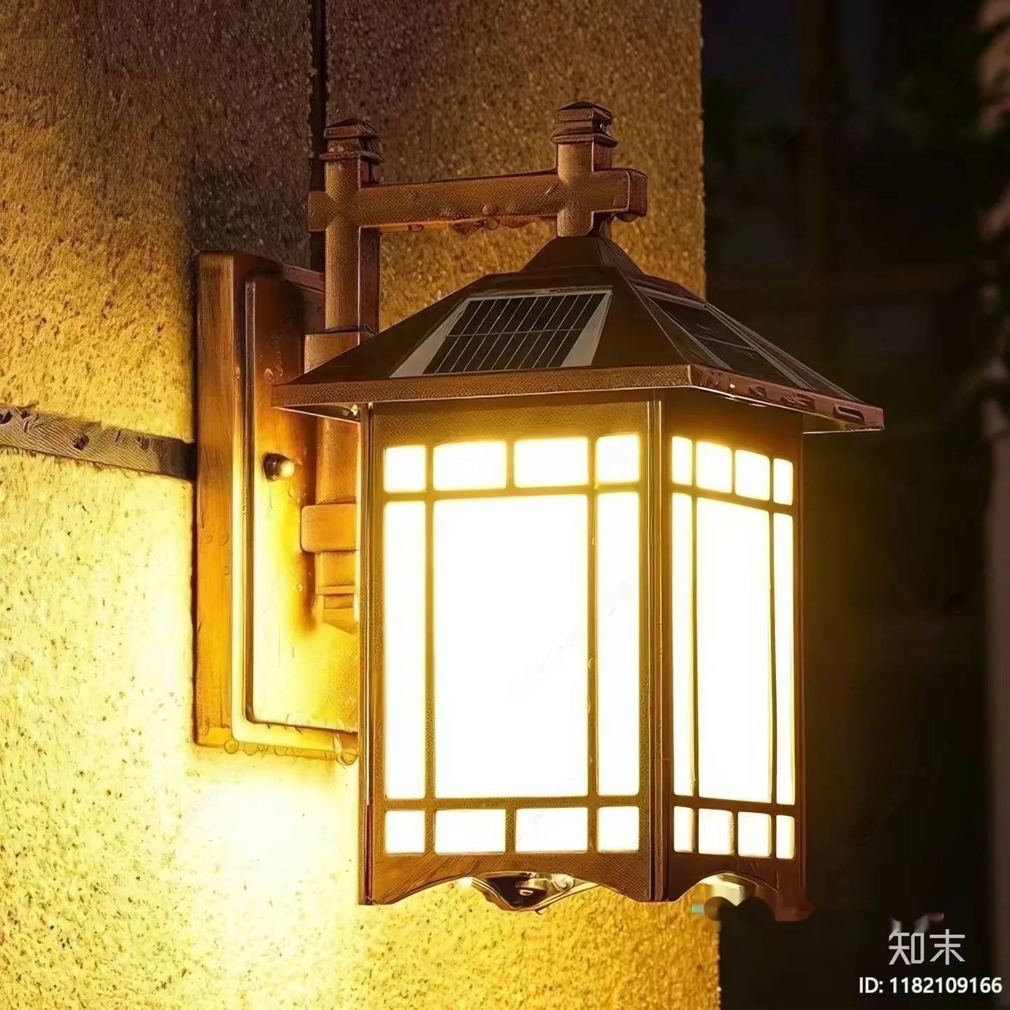 Gold Light Fixture 3D Model – 18031 – VRAY Render