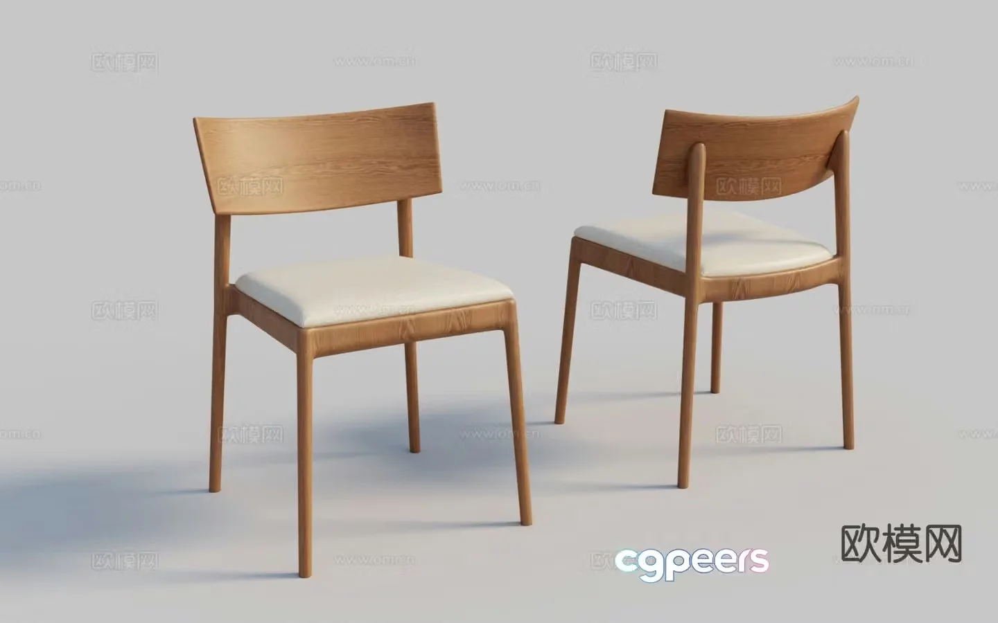 chair single chair dining chair 3d model
