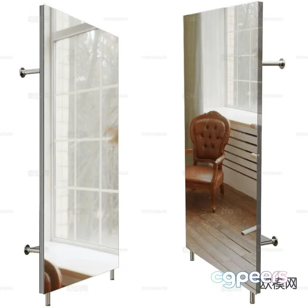 CHAT BOARD mirror decorative mirror 3d model