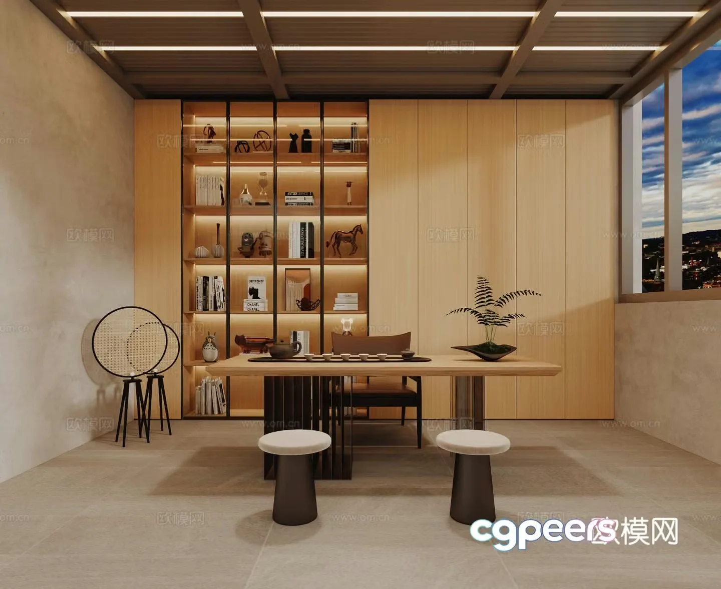 Wabi-sabi tea room 3d model
