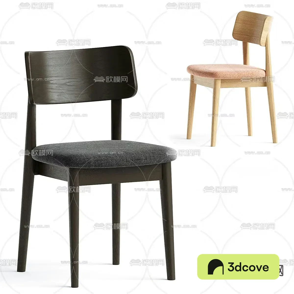 Nordic chair dining chair wooden chair
