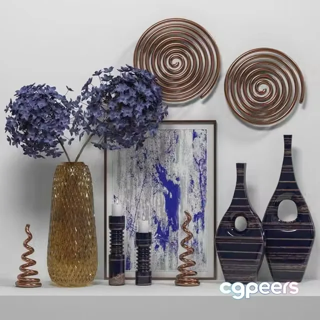 3ds Max Free – Decorative set-022