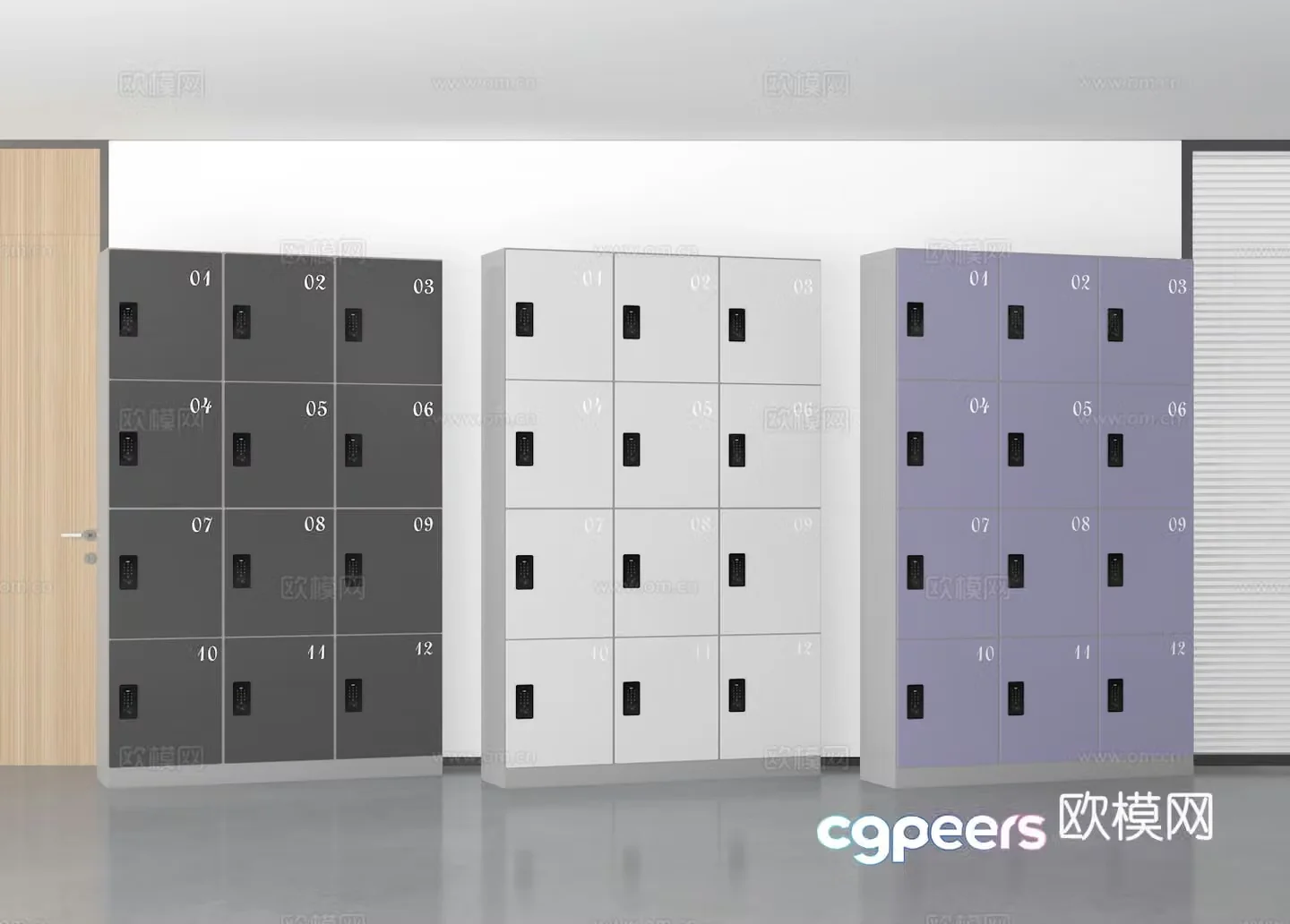 locker locker locker 3d model