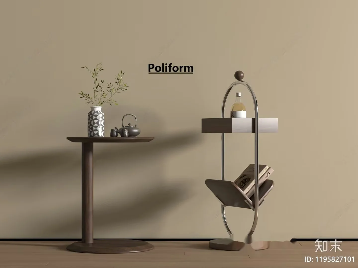 Modern Living Room 3D Model – 16316 – VRAY Render