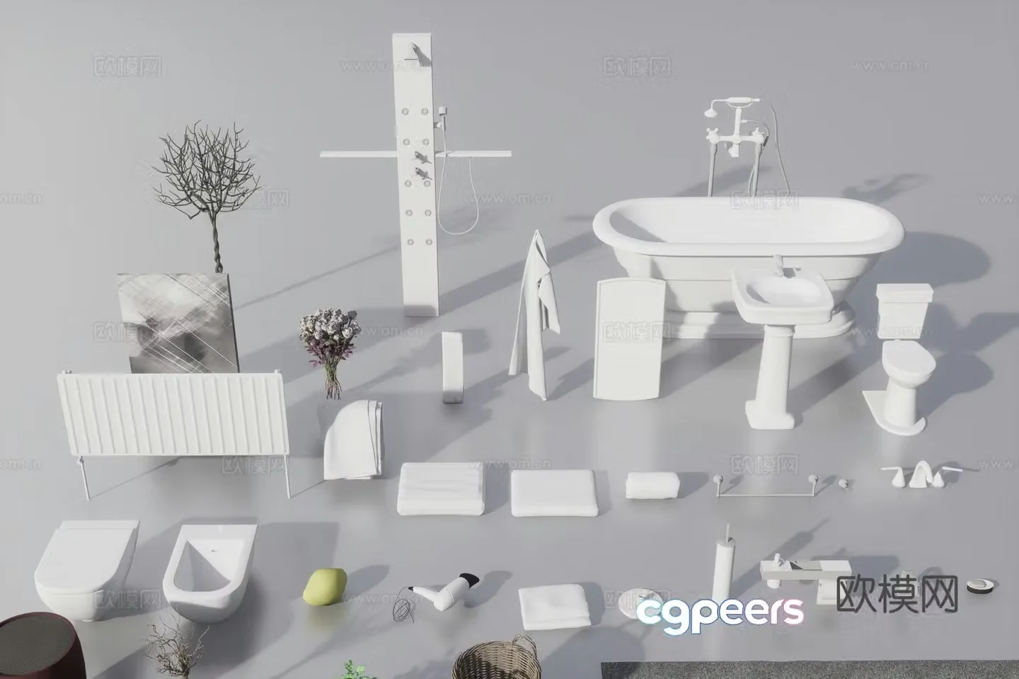 Sanitary ware supplies 3D model