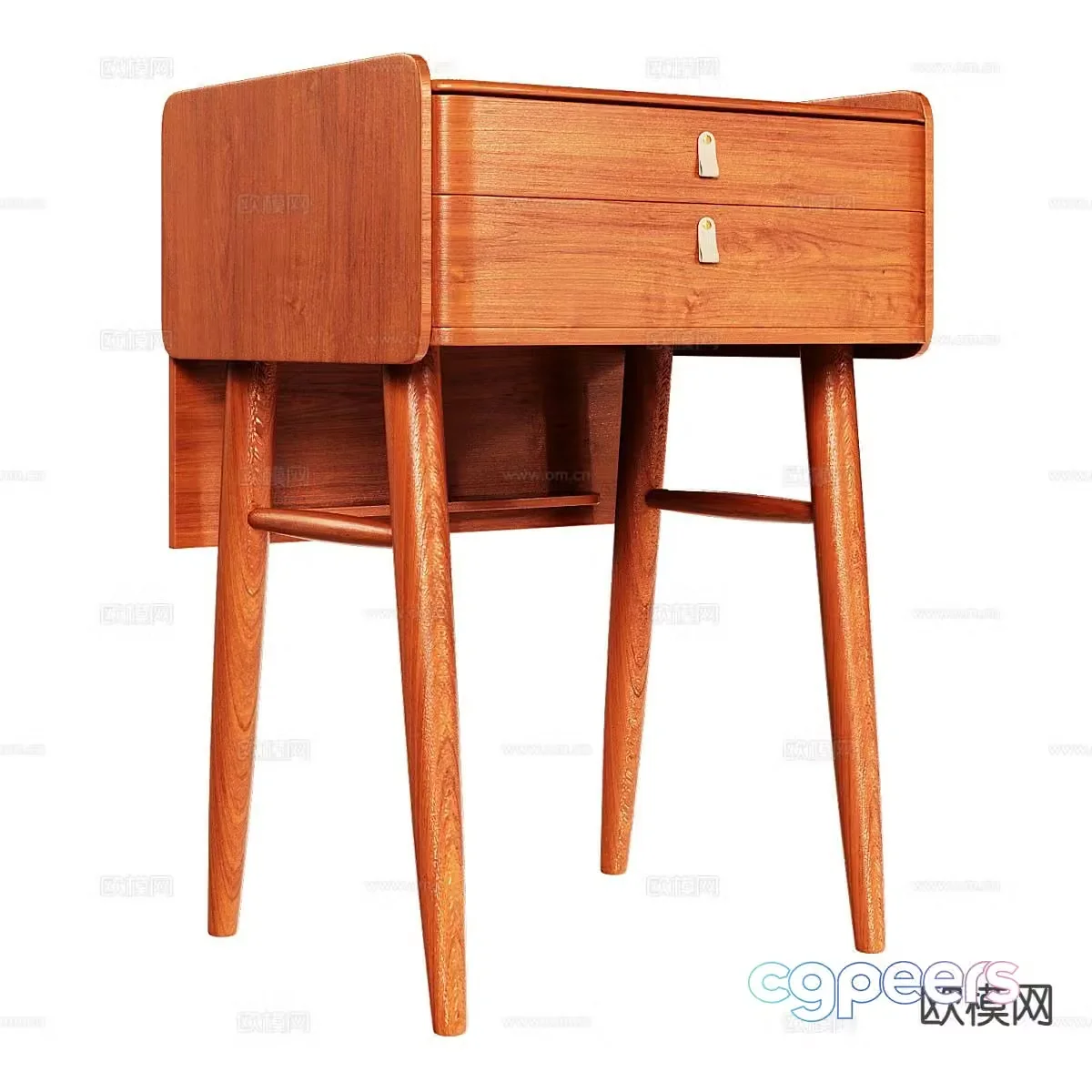 Nordic bedside table 3d model