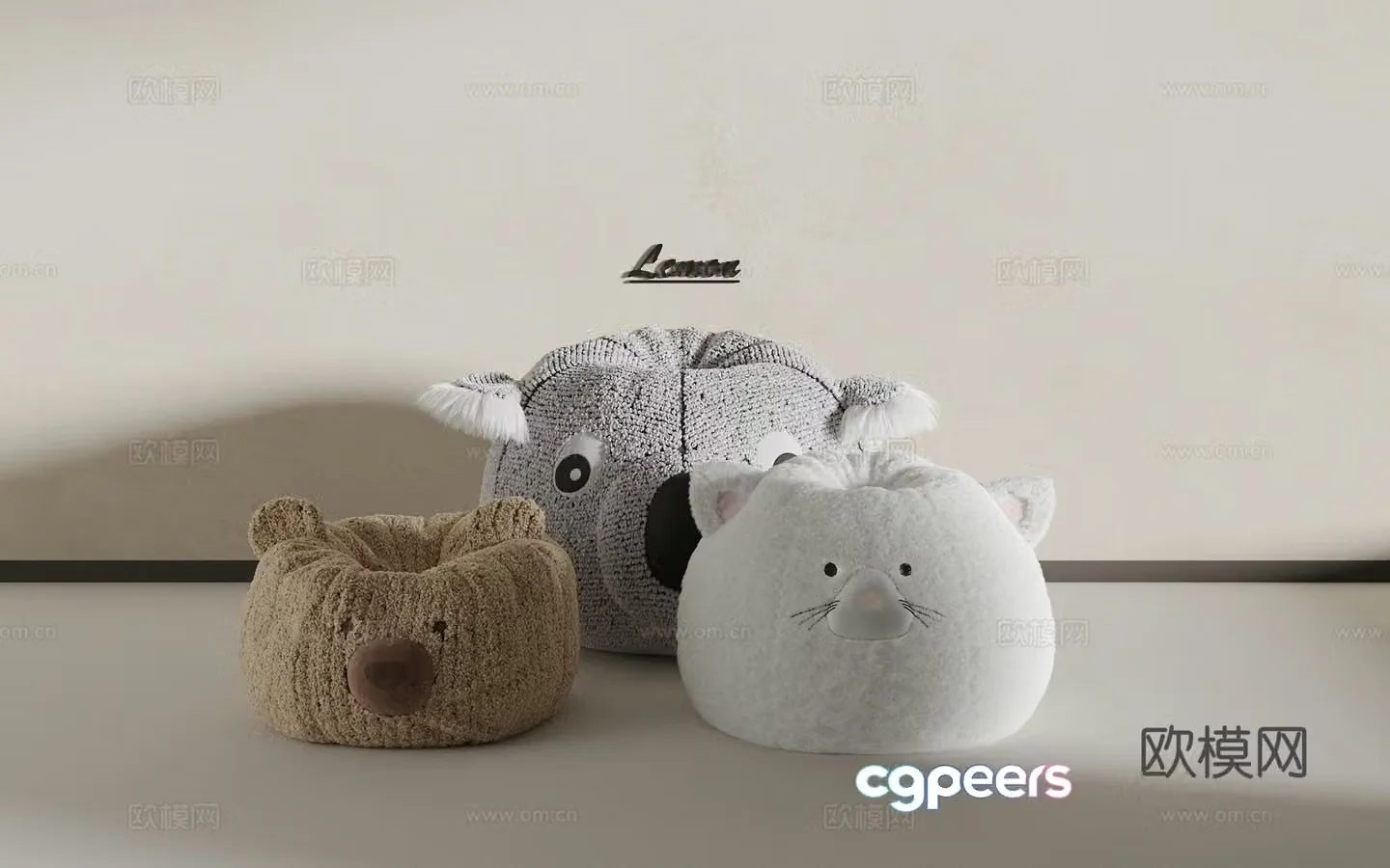 Plush toy 3d model