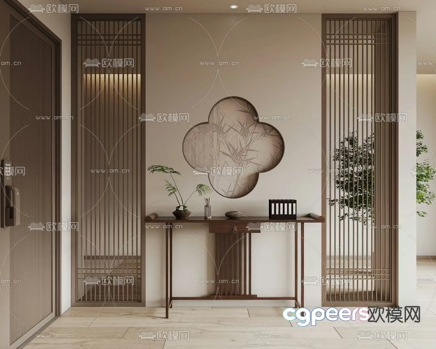 New Chinese-style Duanjingdai 3D model