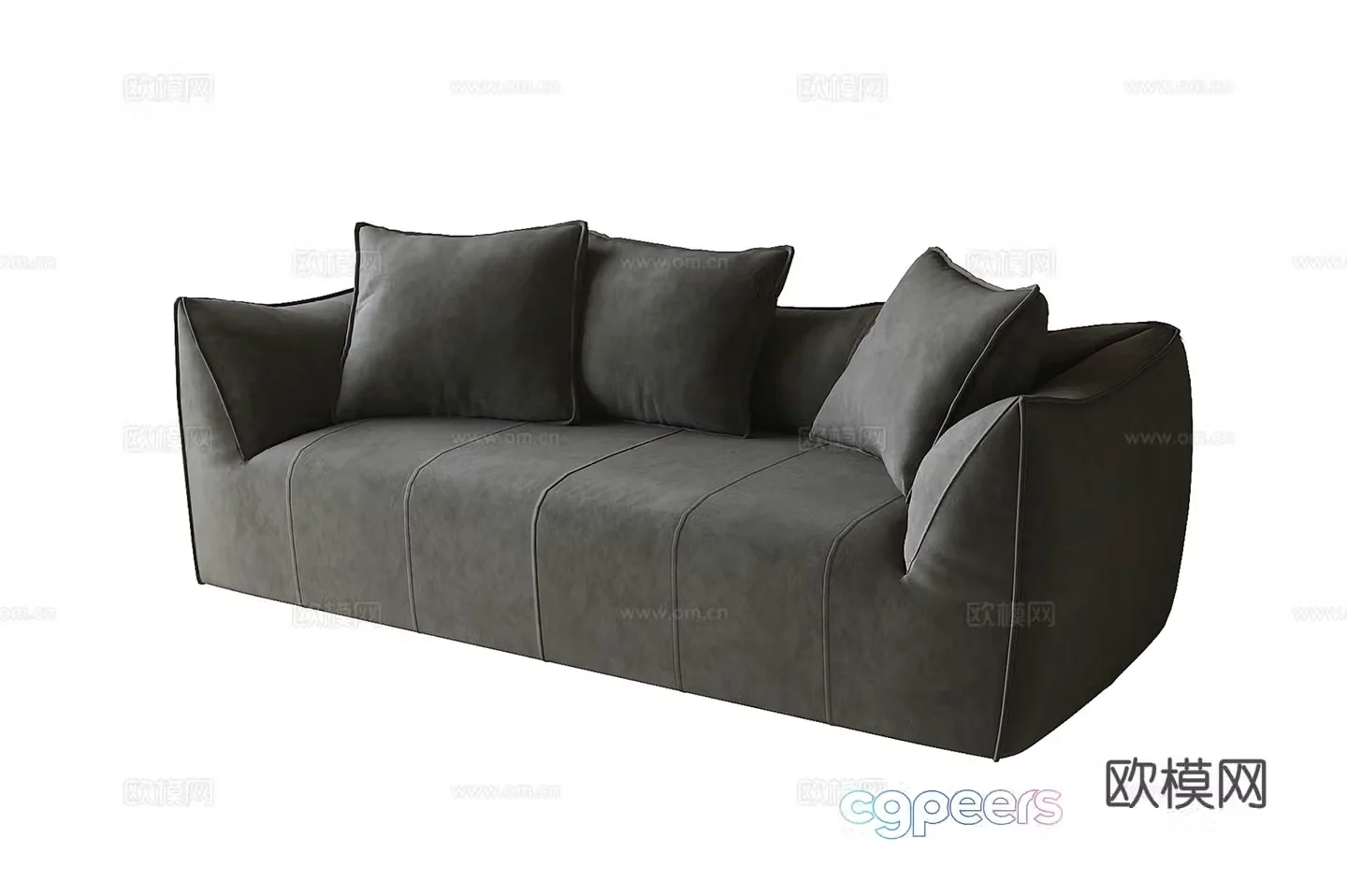 Modern love sofa 3d model