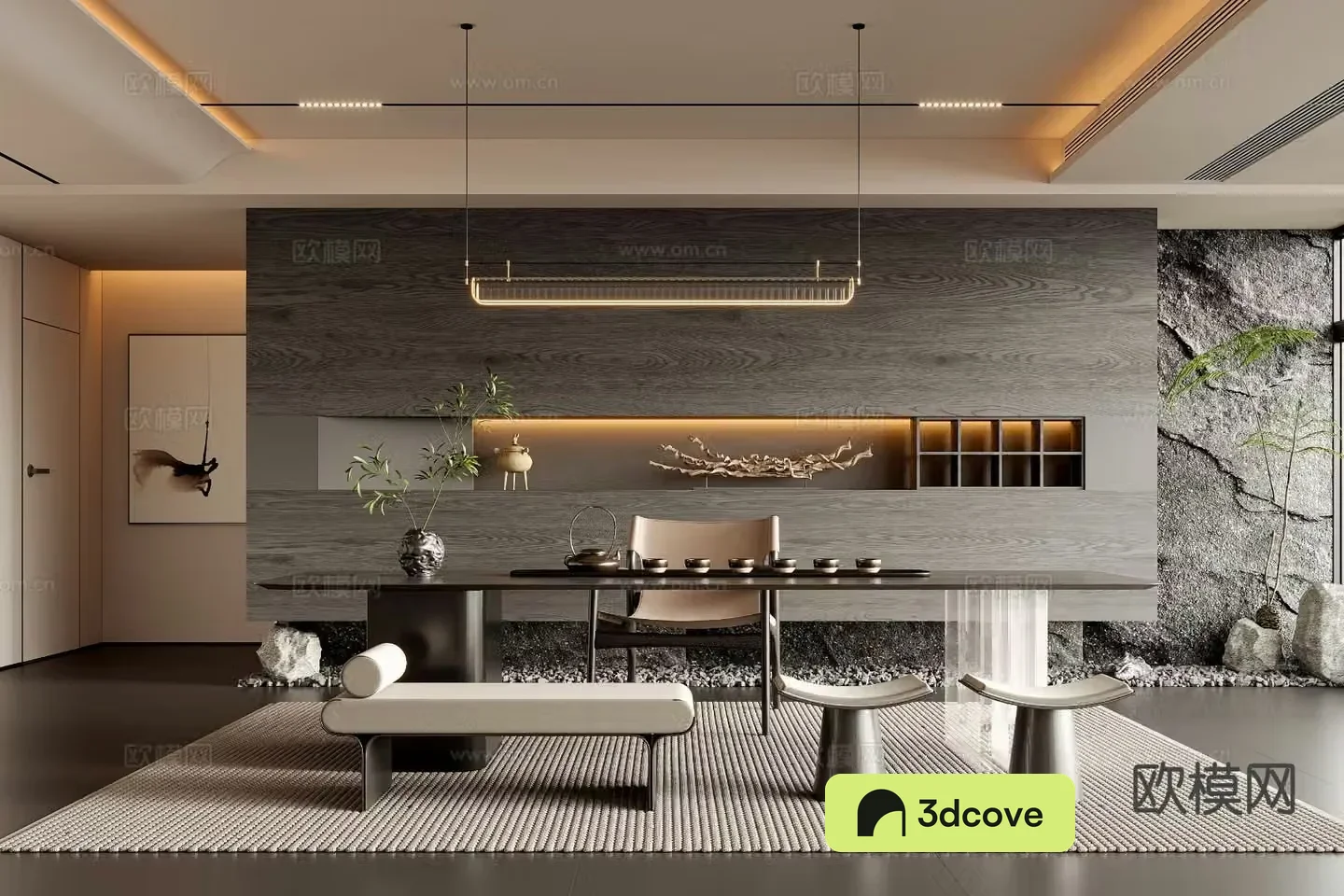New Chinese tea room