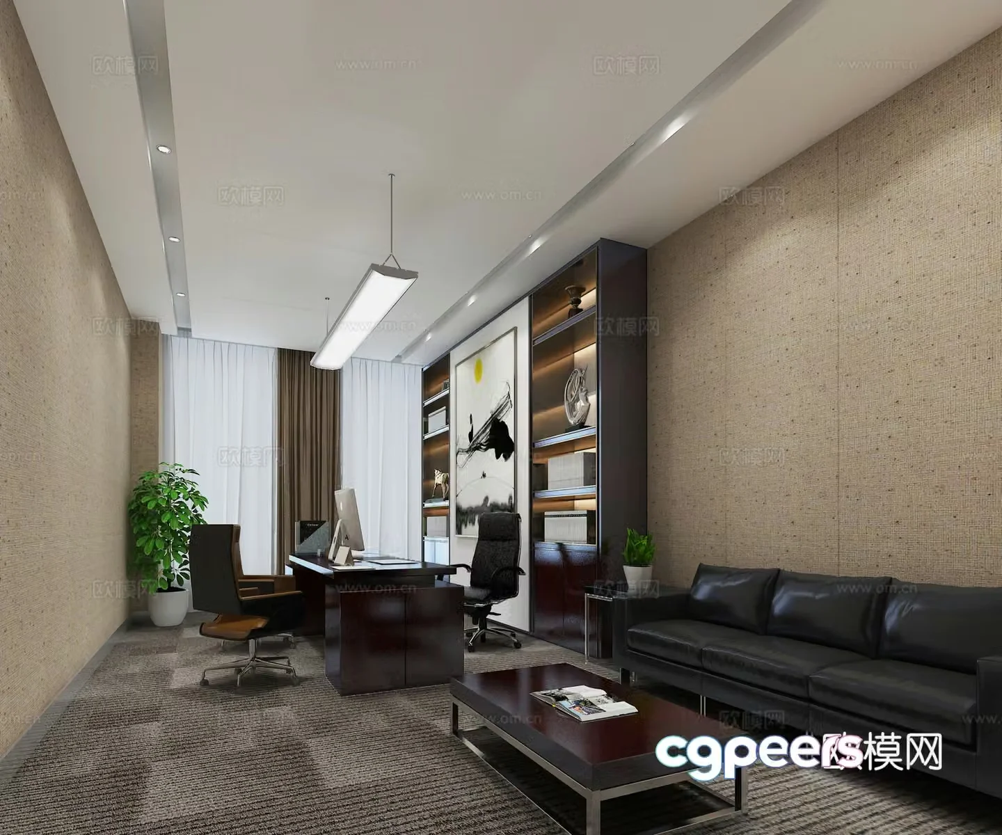 General Manager’s Room Chairman’s Room 3D model