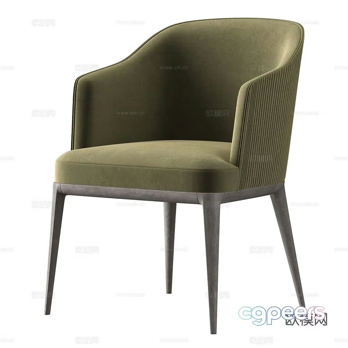 Modern chair dining chair 3d model