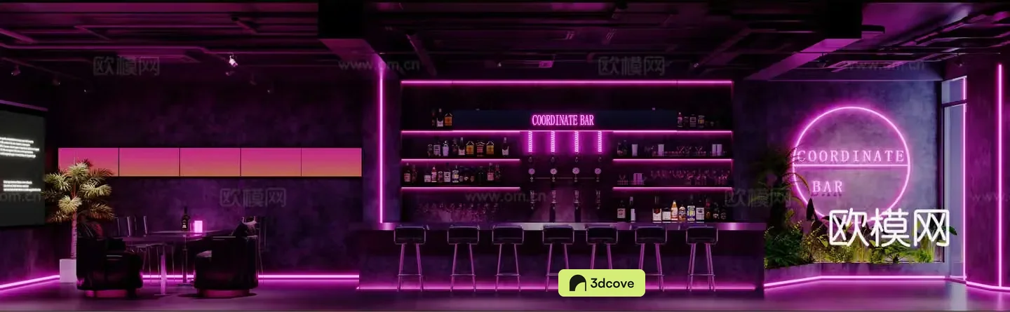 Industrial style tavern