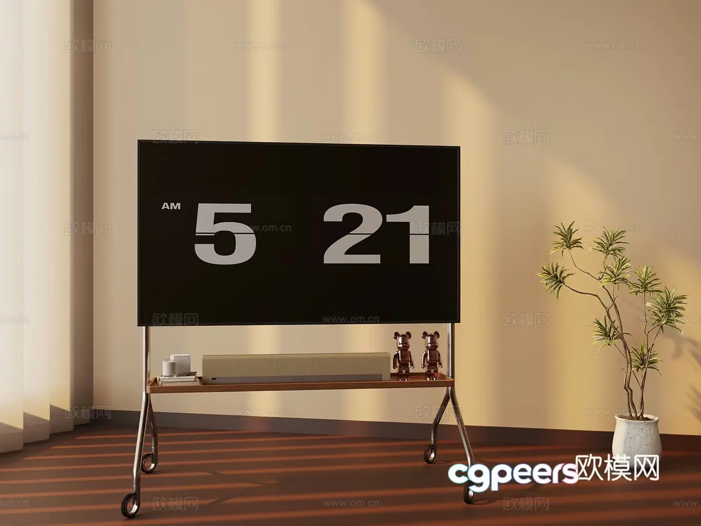 Modern stand TV mobile TV 3d model