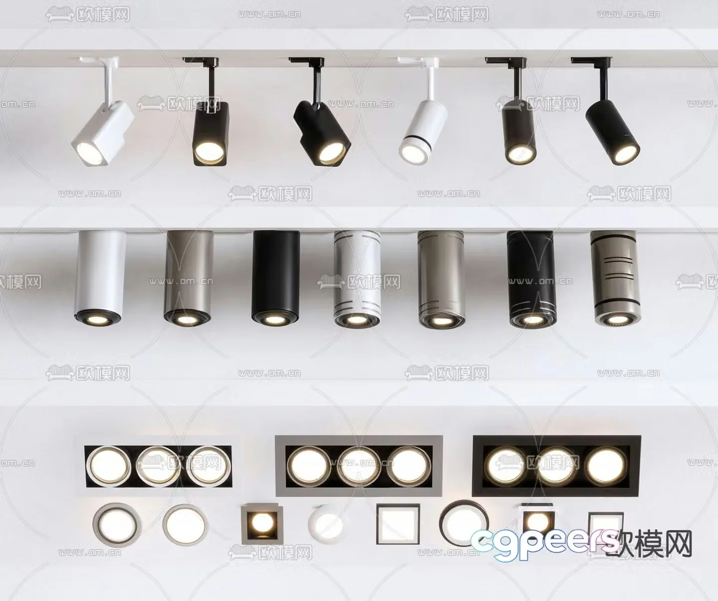 downlight spotlight 3d model