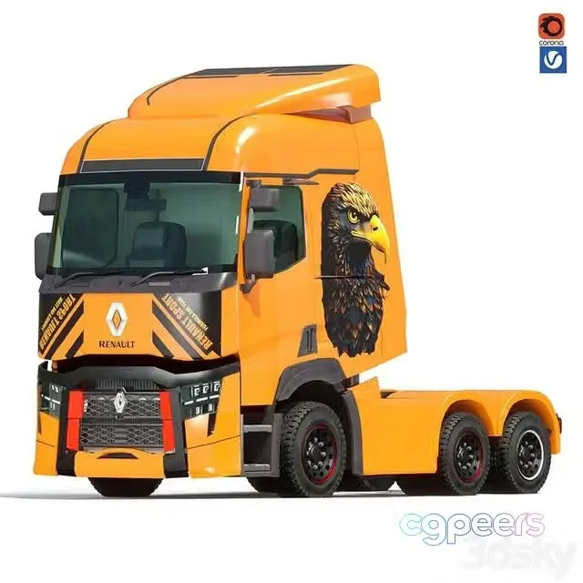 3ds Max Free – Renault Trucks
